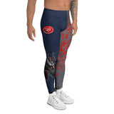 Roll Gear Shadow Dragon Warrior Spats – Dark Navy & Crimson – Men's, right side view.