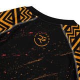 Roll Gear Jaguar – Short Sleeve Rash Guard, fabric detail view.
