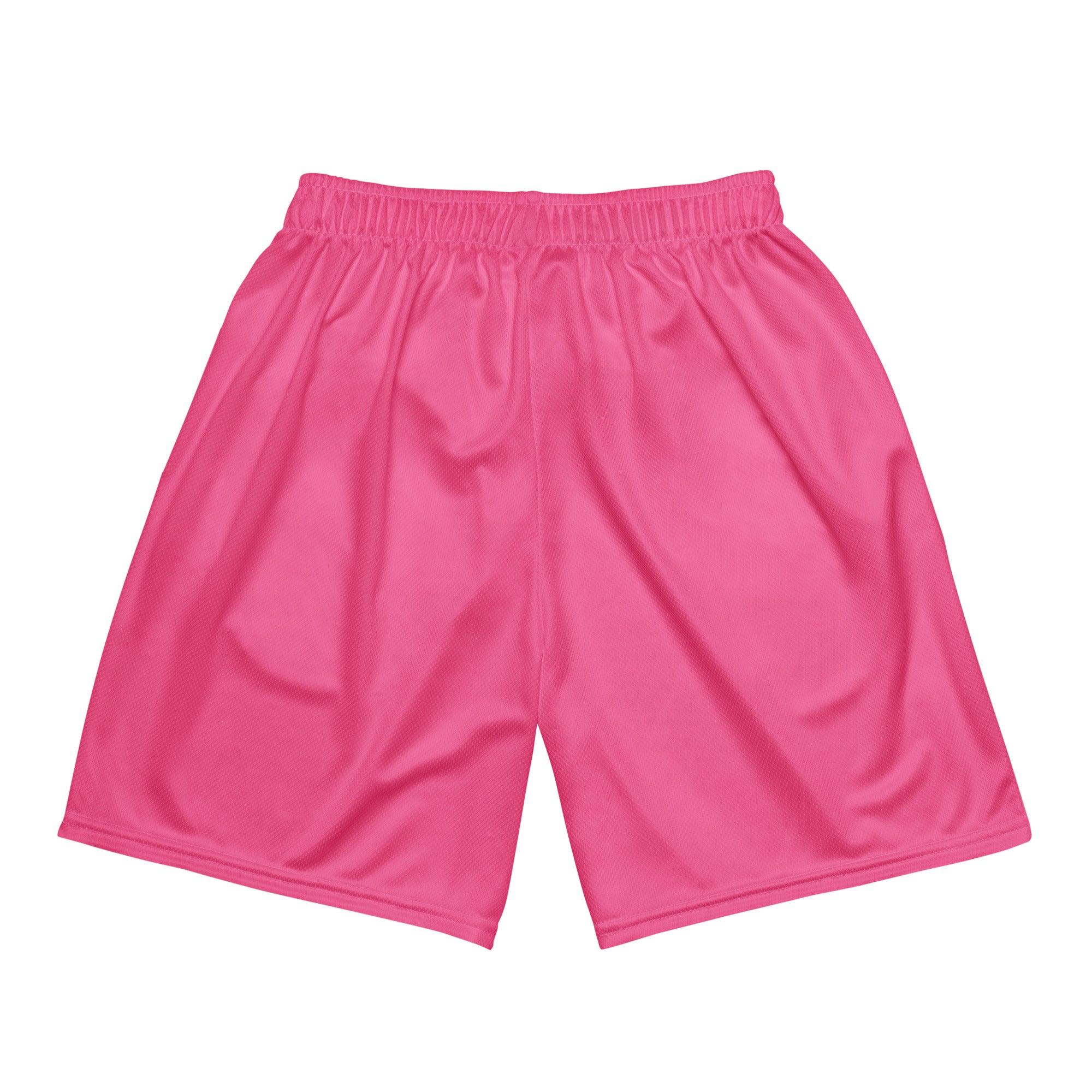 Roll Gear Centerville Wrestling Mesh Training Shorts - Pink, back view.