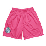 Roll Gear Centerville Wrestling Mesh Training Shorts - Pink, front view.
