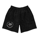 Roll Gear Performance Shorts - Black Mineral Edition, front view.
