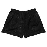 Roll Gear Black Mineral Short Shorts, back view.
