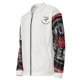 Roll Gear Evolve or Repeat Bomber Jacket, left-front view.