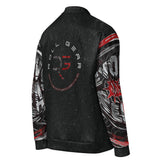Roll Gear Evolve or Repeat Bomber Jacket, right-back view.