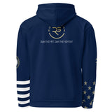 Roll Gear U.S. Navy Edition Hoodie, back view.