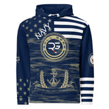 Roll Gear U.S. Navy Edition Hoodie, front view.