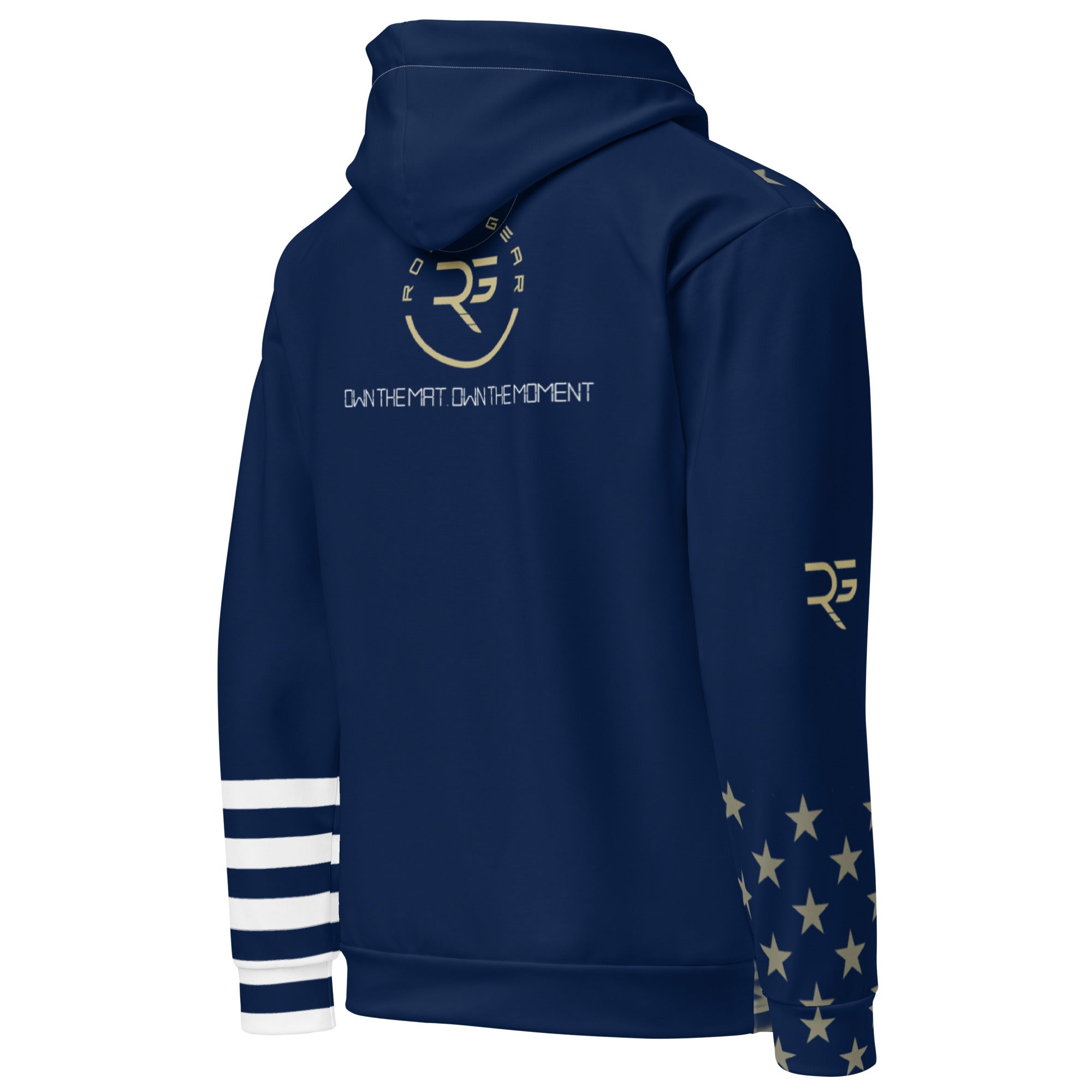 Roll Gear U.S. Navy Edition Hoodie, right-back view.