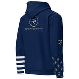 Roll Gear U.S. Navy Edition Hoodie, right-back view.
