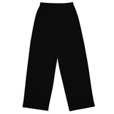 Roll Gear Wide-Leg Training Pants - Black Edition, back view.