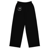 Roll Gear Wide-Leg Training Pants - Black Edition, front view, additional angle.