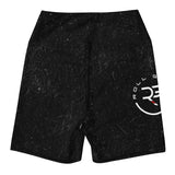 Roll Gear Women's Black Mineral Training Shorts, back view.