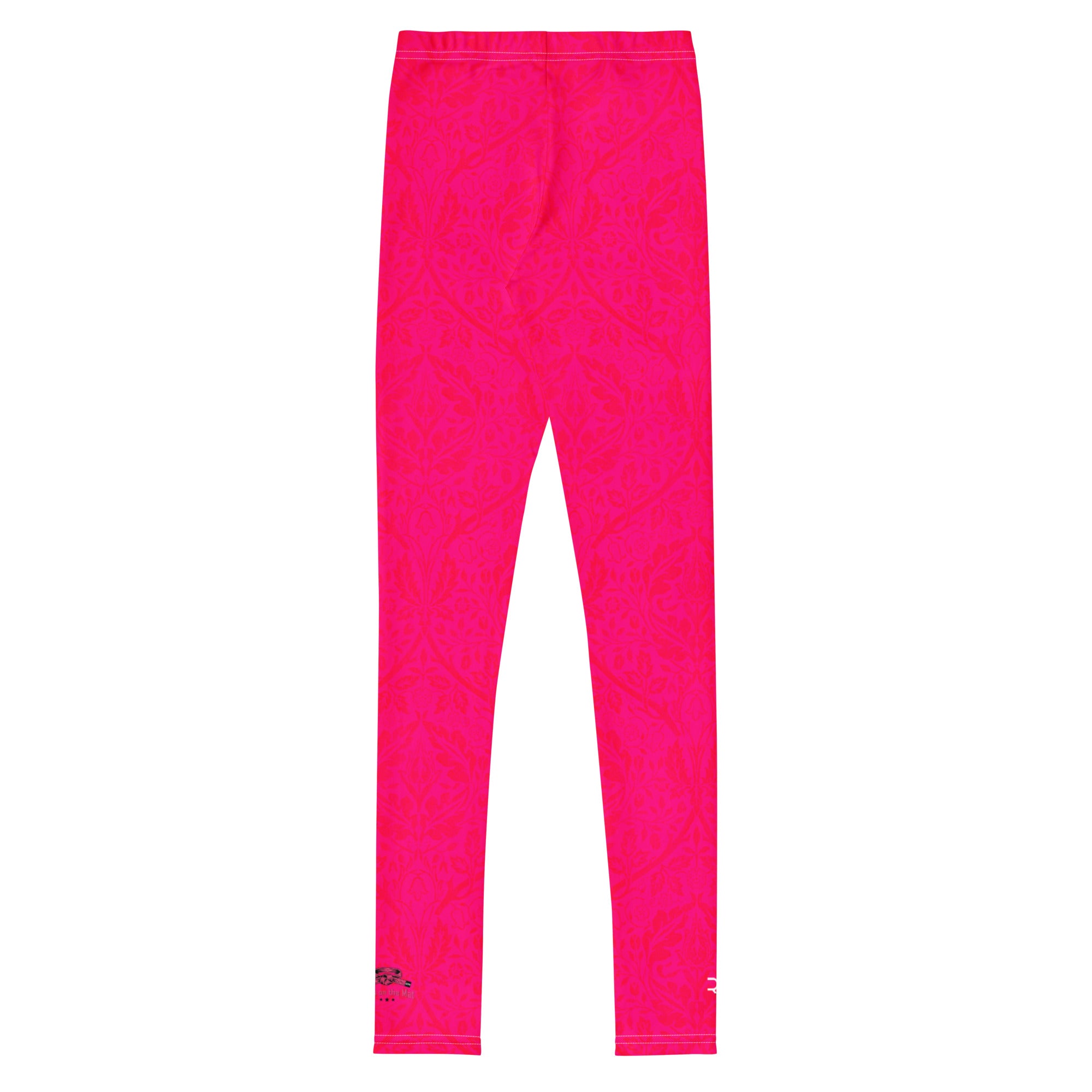 Roll Gear Earned Not Given Youth Spats - Pink, back view.