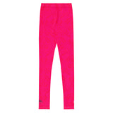 Roll Gear Earned Not Given Youth Spats - Pink, back view.