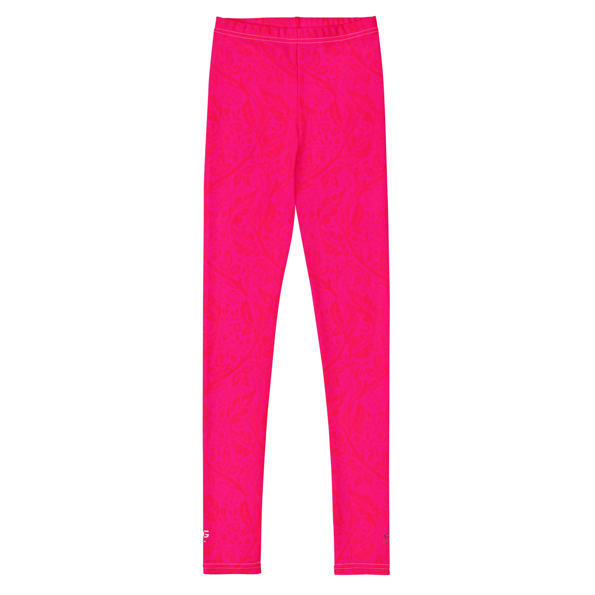Roll Gear Earned Not Given Youth Spats - Pink, front view.