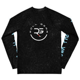 Roll Gear Tap Hype Long Sleeve Rash Guard – Youth, flat back view, Roll Gear emblem.