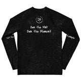 Roll Gear Tap Hype Youth Rash Guard, back view, all-over print.