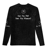 Roll Gear Tap Hype Youth Rash Guard, second back view, all-over print.