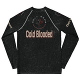 Roll Gear Cold Blooded Rash Guard - Black Venom, Youth Long Sleeve, back view.