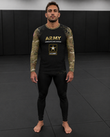 Roll Gear Men's Army Long Sleeve Rash Guard, product view.
