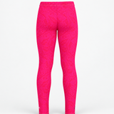 Roll Gear Earned Not Given Youth Spats – Pink, back view.