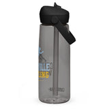 Centerville Wrestling CamelBak Water Bottle, Charcoal, back view.