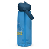 Centerville Wrestling CamelBak Water Bottle, Oxford Blue, back view.