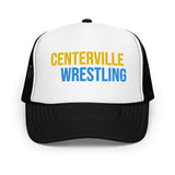 Centerville Wrestling Embroidered Foam Trucker Hat.