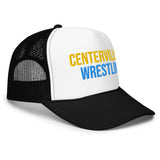 Centerville Wrestling Embroidered Foam Trucker Hat.