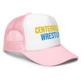 Centerville Wrestling Embroidered Foam Trucker Hat.