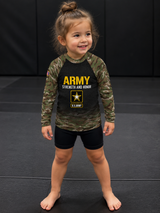 Roll Gear Kids Army Classic Long Sleeve Rash Guard, product image 1.