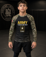 Roll Gear Youth Army Classic Long Sleeve Rash Guard, product image 2.