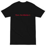 Roll Gear T-Shirt – Own the Mat, Black, back view.