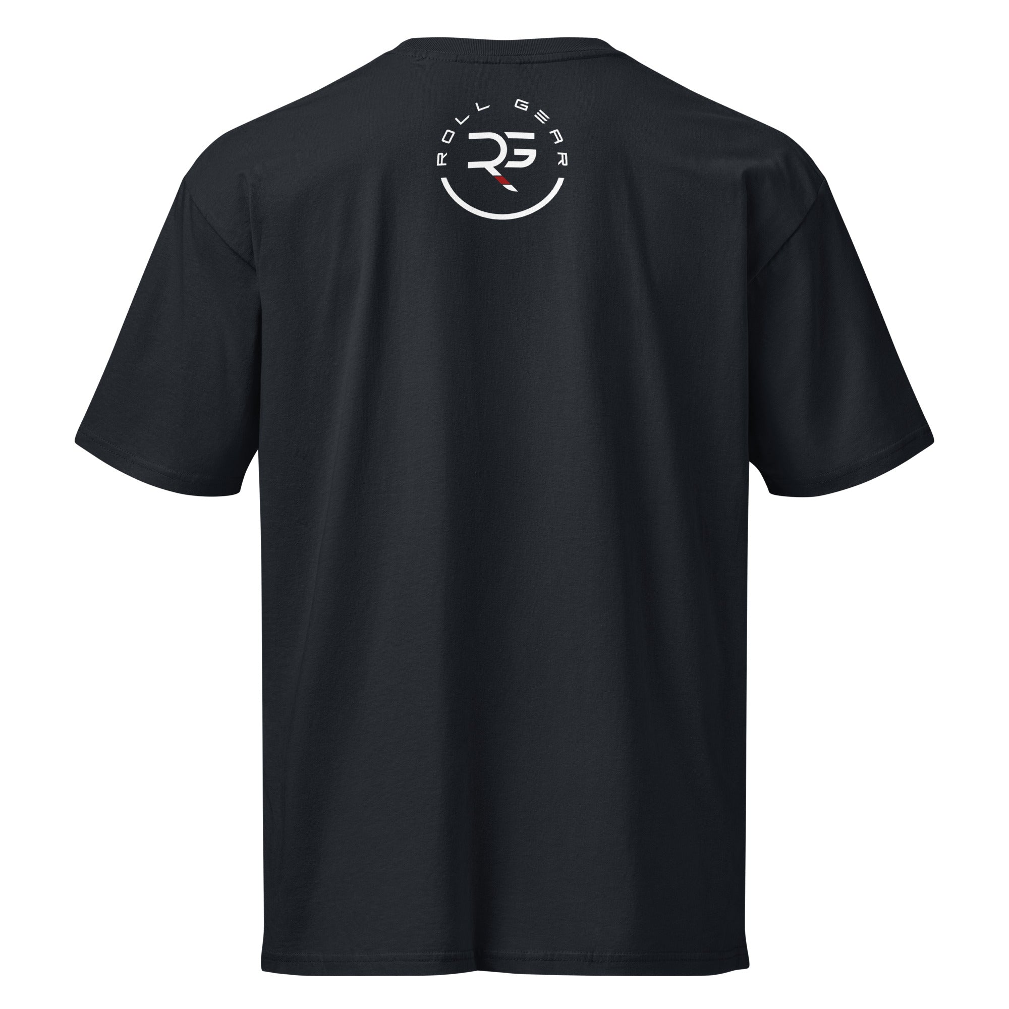 Roll Gear Men's Earned Not Given T-Shirt - Navy Blazer, back view.