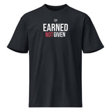 Roll Gear Men's Earned Not Given T-Shirt - Navy Blazer, front view.