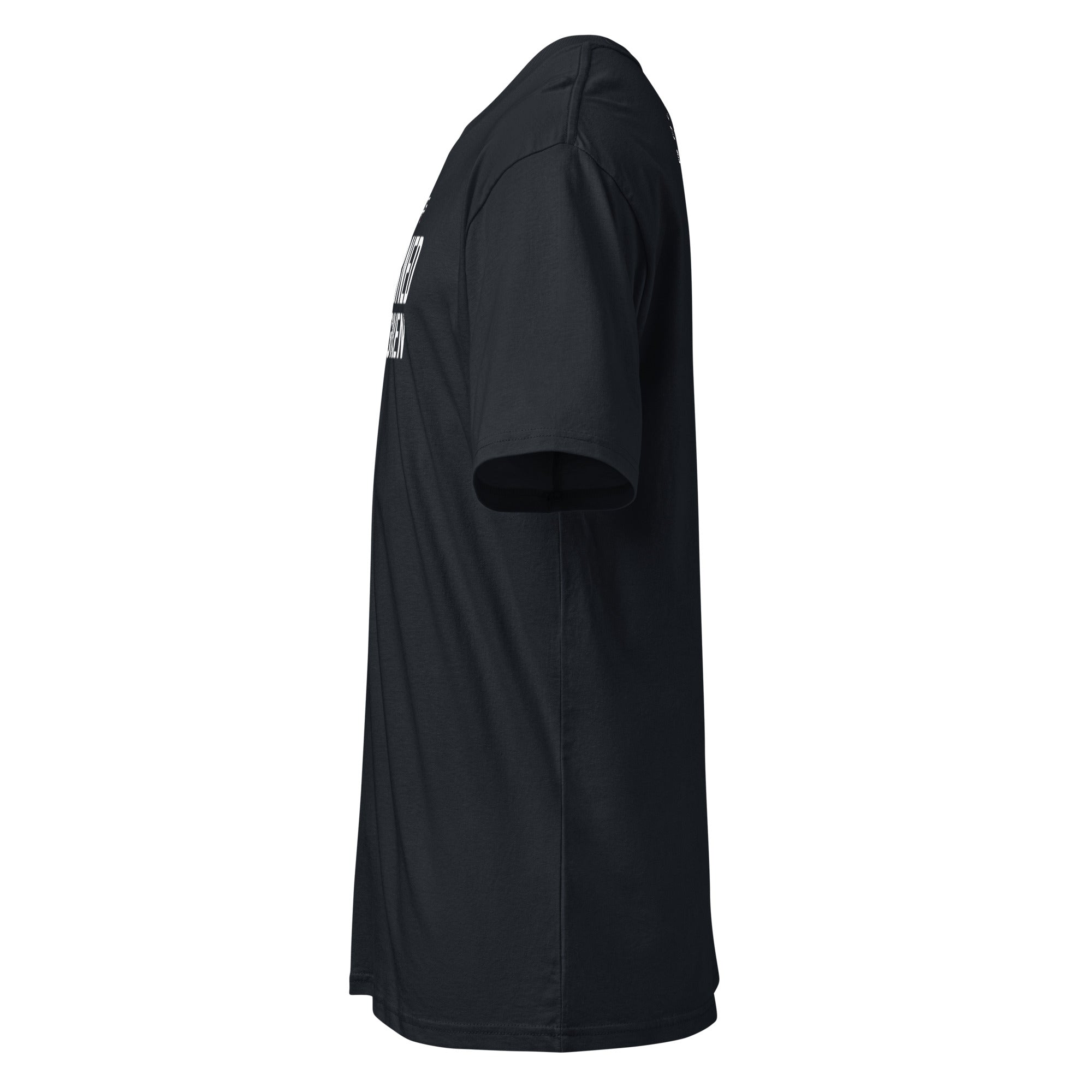 Roll Gear Men's Earned Not Given T-Shirt - Navy Blazer, left side view.