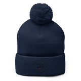 Roll Gear Beanie - Navy, front view.