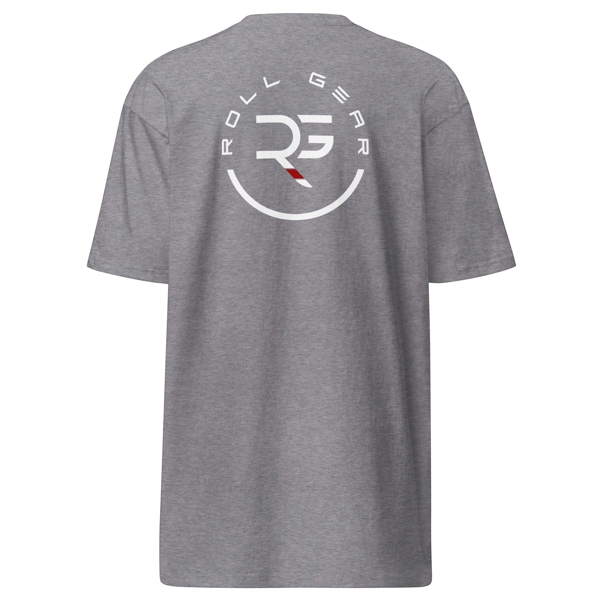 Roll Gear Excuses Don't Burn Calories Premium T-Shirt – Black – Men's, fourth colorway, flat back view.
