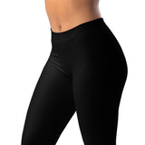 Roll Gear women's black and grey fade training spats with a compression fit and 4-way stretch.