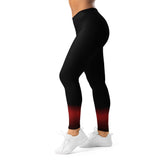 Roll Gear Black Fade Training Spats - Black/Grey, Women's, compression fit, moisture-wicking fabric.