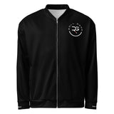 Roll Gear Blackout Edition bomber jacket made of polyester with fleece interior and embroidered logo on chest and back.