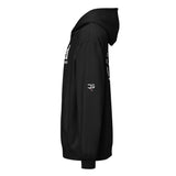 Roll Gear black cotton blend Earned Not Given Legacy Edition sweatshirt with front pocket and logo on sleeve.