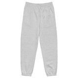 Roll Gear™ heavyweight sweatpants in heather grey, made from a cotton-poly fleece blend with a relaxed fit and elastic cuffs.