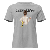 Roll Gear Jiu Jitsu Mom graphic tee in heather grey, 100% cotton, relaxed fit, crew neck.