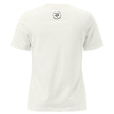 Roll Gear Jiu Jitsu Mom Tee, women's relaxed fit, 100% cotton, crew neck, off-white color.