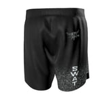 Roll Gear SWAT Grappling Shorts, angled flat view, SWAT text.