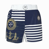 Roll Gear Navy Grappling Shorts – Honor for Valor Edition with anchor and US Navy seal graphics.
