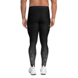 Roll Gear Men's SWAT Compression Spats, worn by a model, back view.