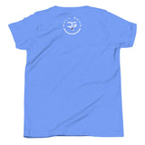 Roll Gear Youth Earned Not Given T-Shirt, seventh colorway, flat back view, Roll Gear emblem.