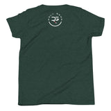 Roll Gear Youth Earned Not Given T-Shirt, sixth colorway, flat back view, Roll Gear emblem.