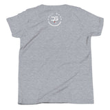 Roll Gear Youth Earned Not Given T-Shirt, eighth colorway, flat back view, Roll Gear emblem.